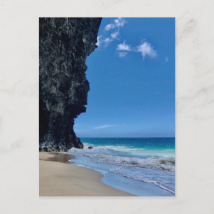 Carte postale d'une journée à la plage de Hanakapi