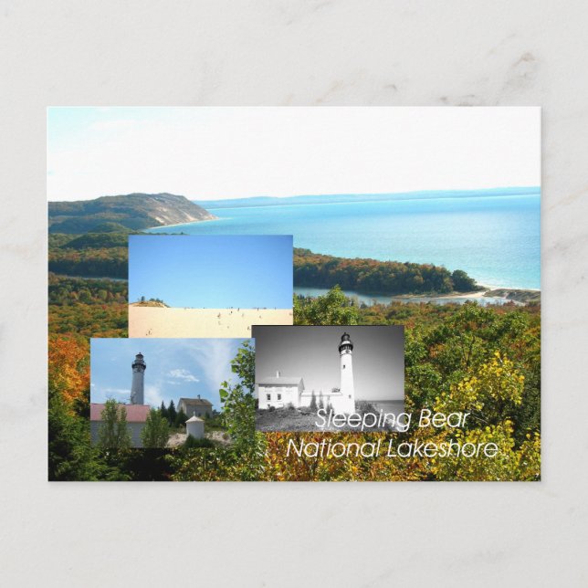 Carte Postale Dunes de l'ours couché par ABH (Devant)