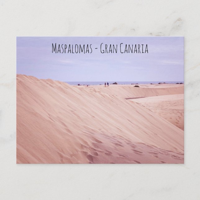 Carte Postale Dunes de Maspalomas, Îles Canaries (Devant)