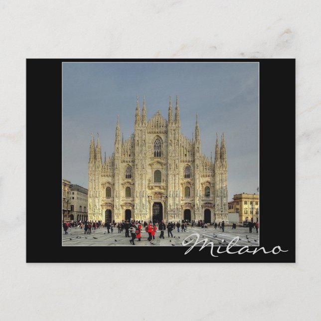 Carte Postale Duomo Milan, Italie (Devant)
