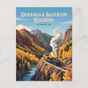 Carte Postale Durango & Silverton Narrow Gauge Railroad (Colorad