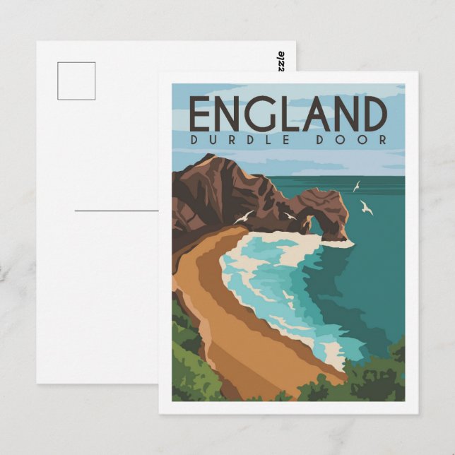 Carte Postale Durdle Door Angleterre Royaume-Uni Travel Place Il (Devant / Derrière)
