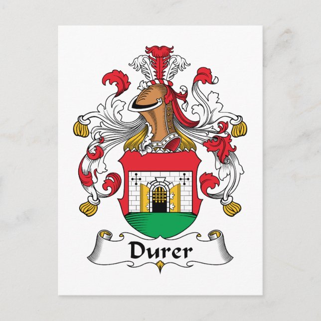 Carte Postale Durer Family Crest (Devant)