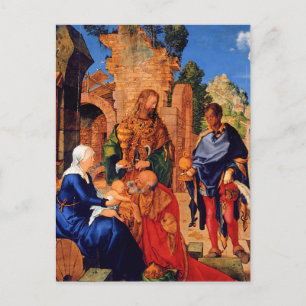 Carte Postale Durer - L'Adoration des Mages,