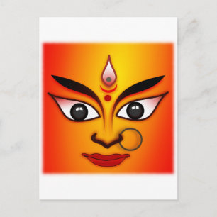 Carte Postale Durga, déesse hindoue