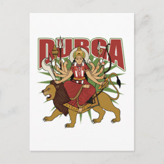 Carte Postale Durga hindou