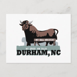 Carte Postale Durham NC Bull
