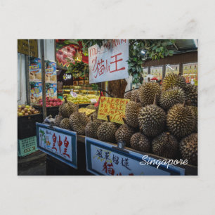 Carte postale durian de Singapour