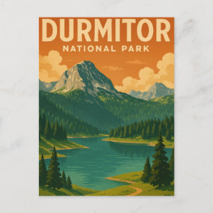 Carte Postale Durmitor National Park Vintage Journey