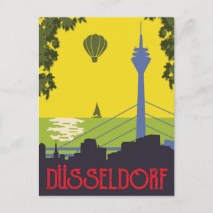 Carte Postale Dusseldorf, Allemagne
