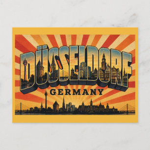 Carte Postale Düsseldorf Allemagne Rheinturm