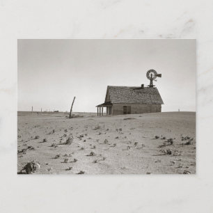 Carte Postale Dust Bowl Farm, 1938