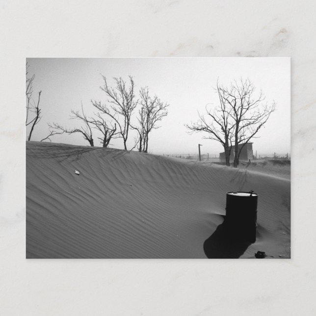 Carte Postale Dust Bowl Farm - Western Oklahoma 1936 (Devant)