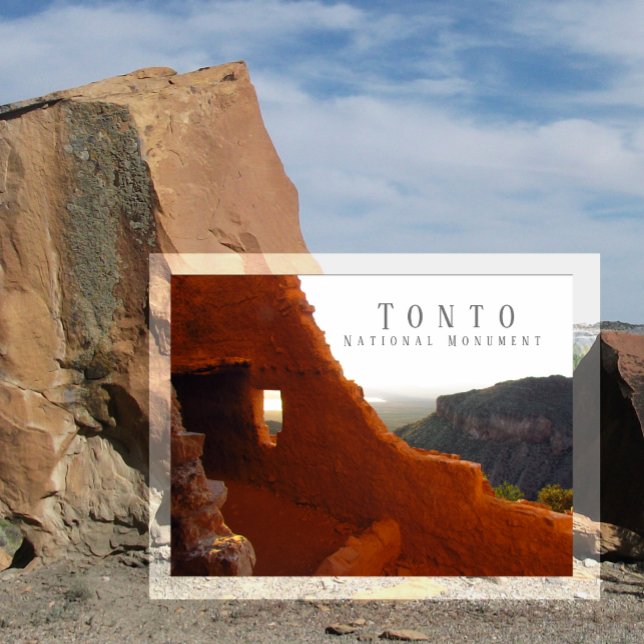 Carte Postale Dwelling, Monument National de Tonto, AZ (Créateur téléchargé)