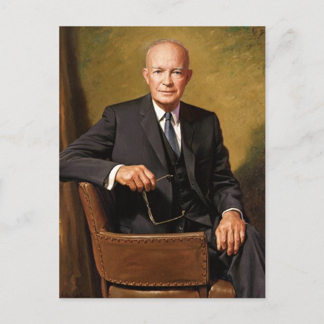 Carte Postale Dwight D. Eisenhower (Devant)
