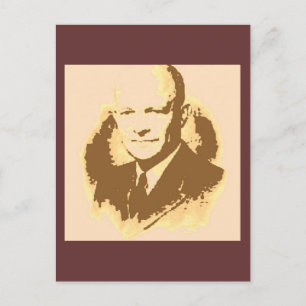 Carte Postale Dwight D Eisenhower Pop Art
