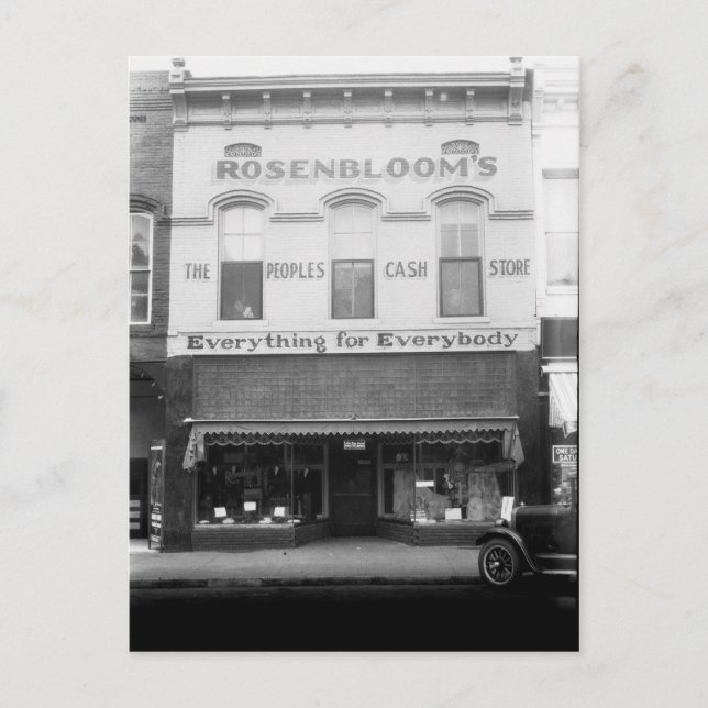 Carte Postale Dyersburg Rosenbloom's Store (Devant)