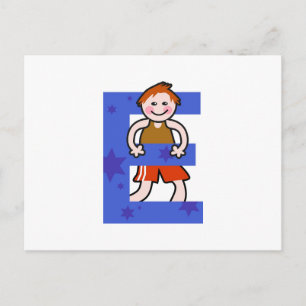 Carte Postale E est pour