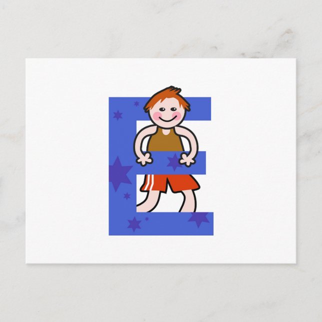 Carte Postale E est pour (Devant)