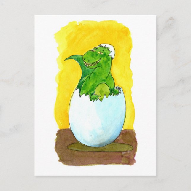 Carte Postale E est pour l'oeuf (Devant)