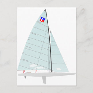 Carte Postale E- scowRacing Sailboat onedesign Class