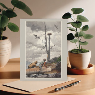 Carte postale Eagle's Nest Winslow Homer Art