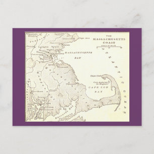 Carte Postale Early Massachusetts