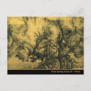 Carte Postale Early Spring & Guo Xi