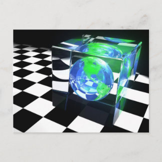 Carte postale Earth Cube