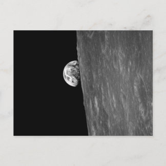 Carte Postale "Earth-Rise", première photo de ceci de l'espace