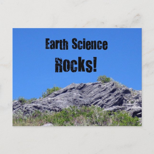 Carte Postale Earth Science Rocks ! (Devant)