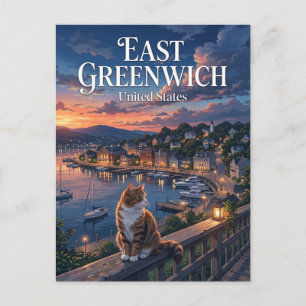 Carte Postale East Greenwich, Rhode Island, États-Unis
