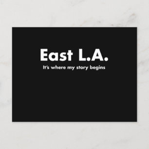 Carte Postale East La Son où mon histoire commence Los Angeles T