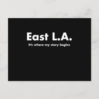 Carte Postale East La Son où mon histoire commence Los Angeles T