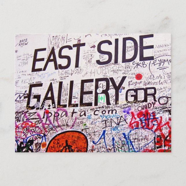 Carte Postale East Side Gallery, Berlin Wall, Graffiti (Devant)