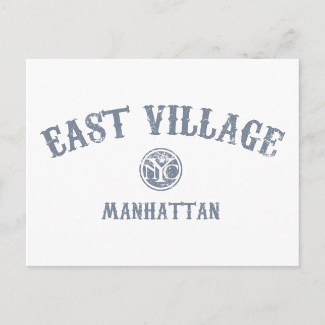 Carte Postale East Village (Devant)