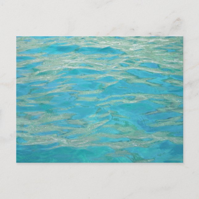 Carte Postale Eau Aqua (Devant)