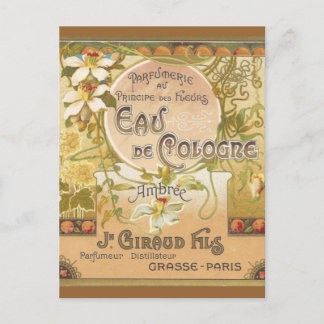Carte postale Eau de Cologne Ambree