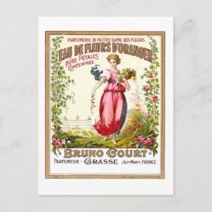 Carte postale Eau de Fleurs d'Orangers