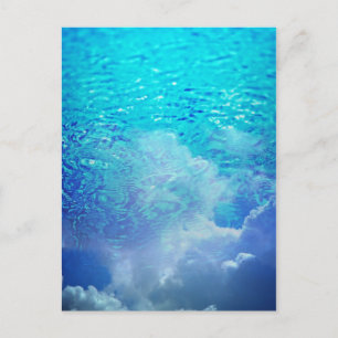 Carte Postale Eau et nuages