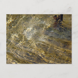 Carte Postale Eau fontaine d'or