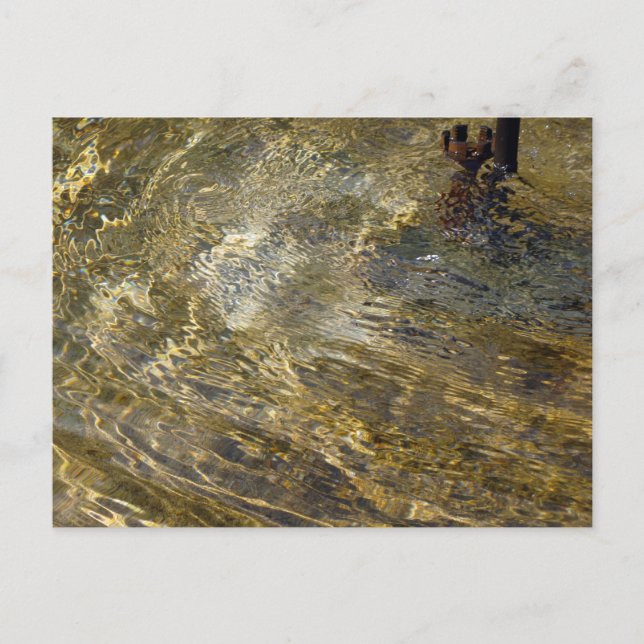 Carte Postale Eau fontaine d'or (Devant)