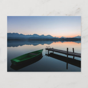 Carte Postale Eau Lac Hopfen Alpes bavaroises Allemagne