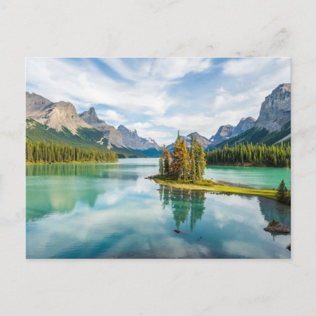Carte Postale Eau | Lac Maligne, Parc national Jasper, Canada (Devant)