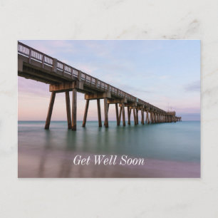 Carte Postale Eaux cristallines au ponton de Panama City Beach,