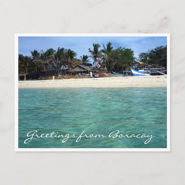 Carte Postale eaux de la plage de puka (Devant)