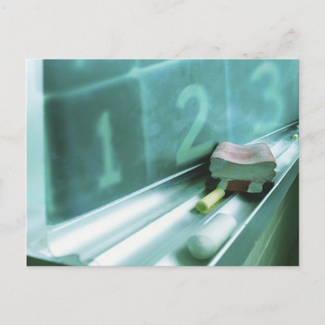 Carte Postale Écart de tableau noir (Devant)