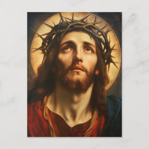 Carte Postale Ecce Homo   Jésus-Christ avec la Couronne d'Épines