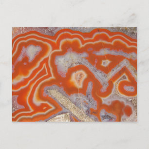 Carte Postale Échantillon d'agate