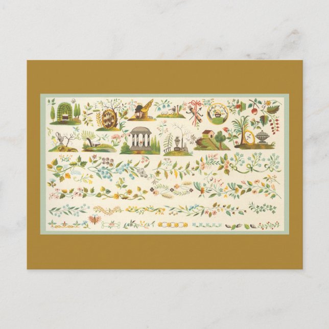 Carte Postale Échantillon d'art populaire (Devant)